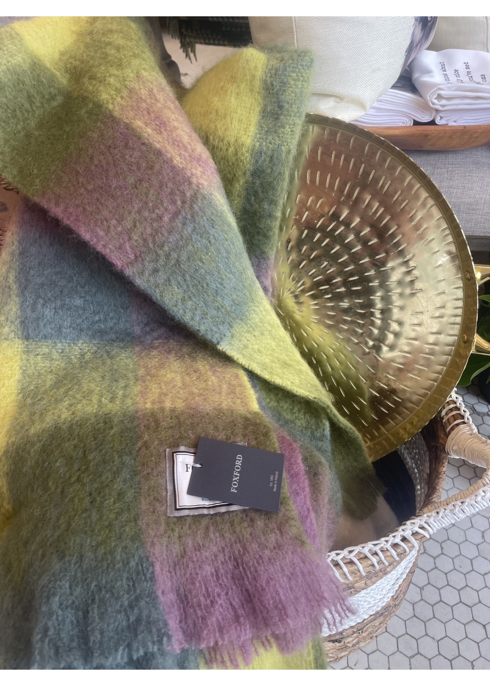Foxford Mills Foxford Mills - The Buttercup Mohair Blanket