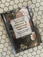 Internet Log Book - Midnight Floral Lg. Format