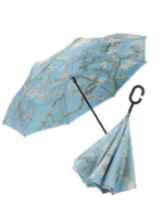 RainCaper Reverse Art Umbrella - Van Gogh Almond Blossom