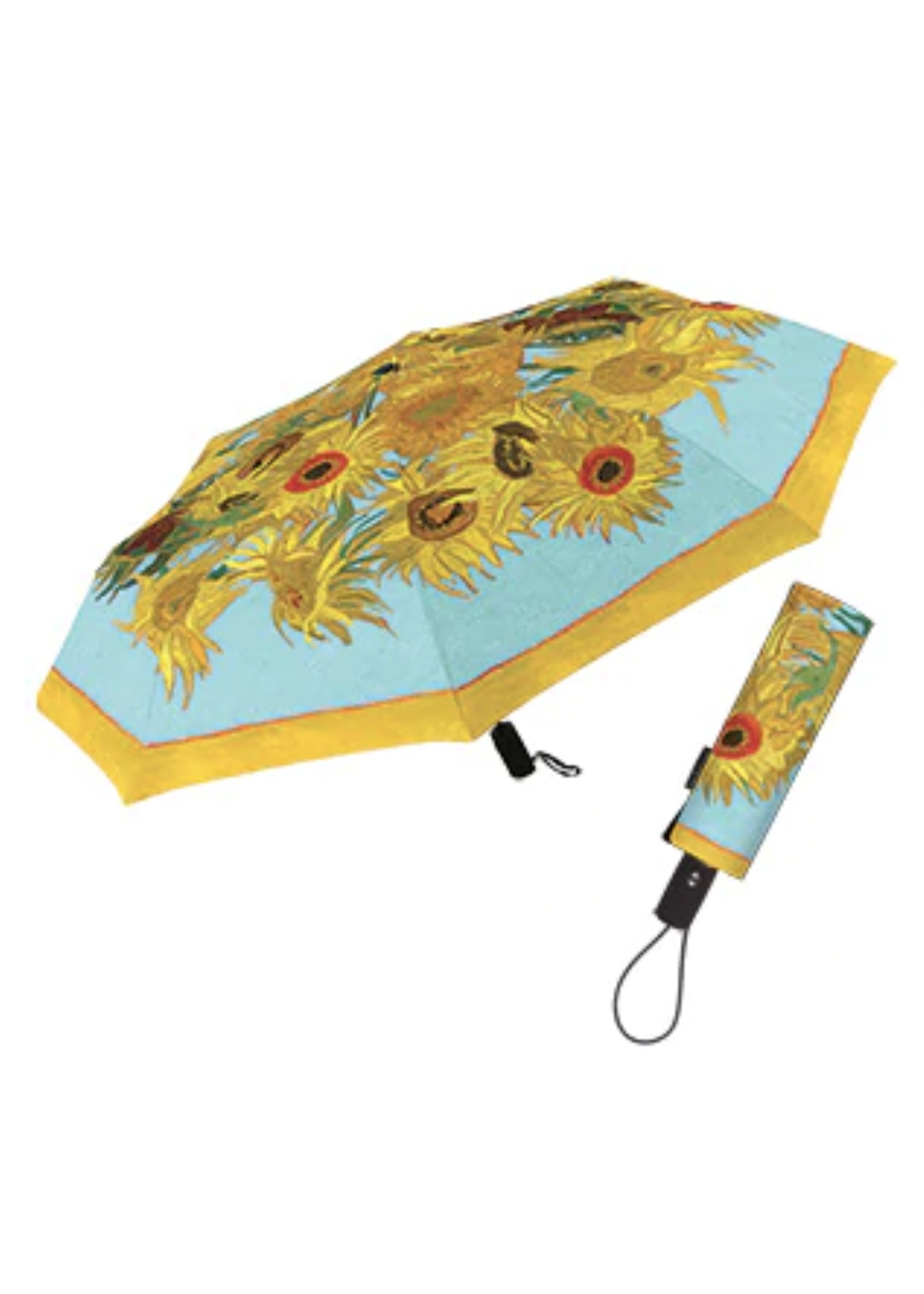 RainCaper Travel Umbrella -Van Gogh Sunflowers