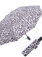 RainCaper Travel Umbrella -Black & White Leopard