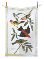 RainCaper Audubon Tanager Bird Tea Towel