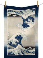 RainCaper Hokusai "The Great Wave" Tea Towel