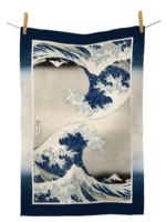 RainCaper Hokusai "The Great Wave" Tea Towel