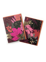 Pavilion Kimono Flamingo Floral Double Fronted Card