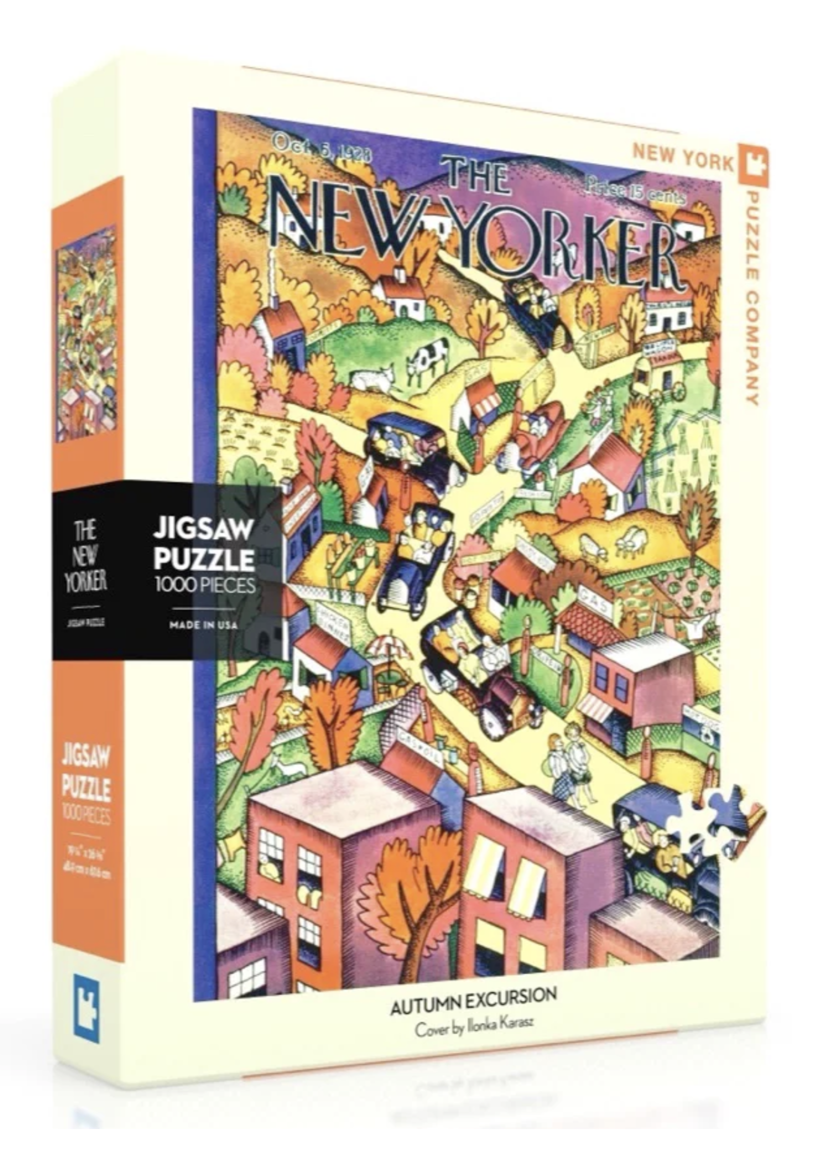 New York Puzzle Co. New Yorker Puzzle - Autumn Excursion
