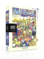 New York Puzzle Co. New Yorker Puzzle - Flower Garden