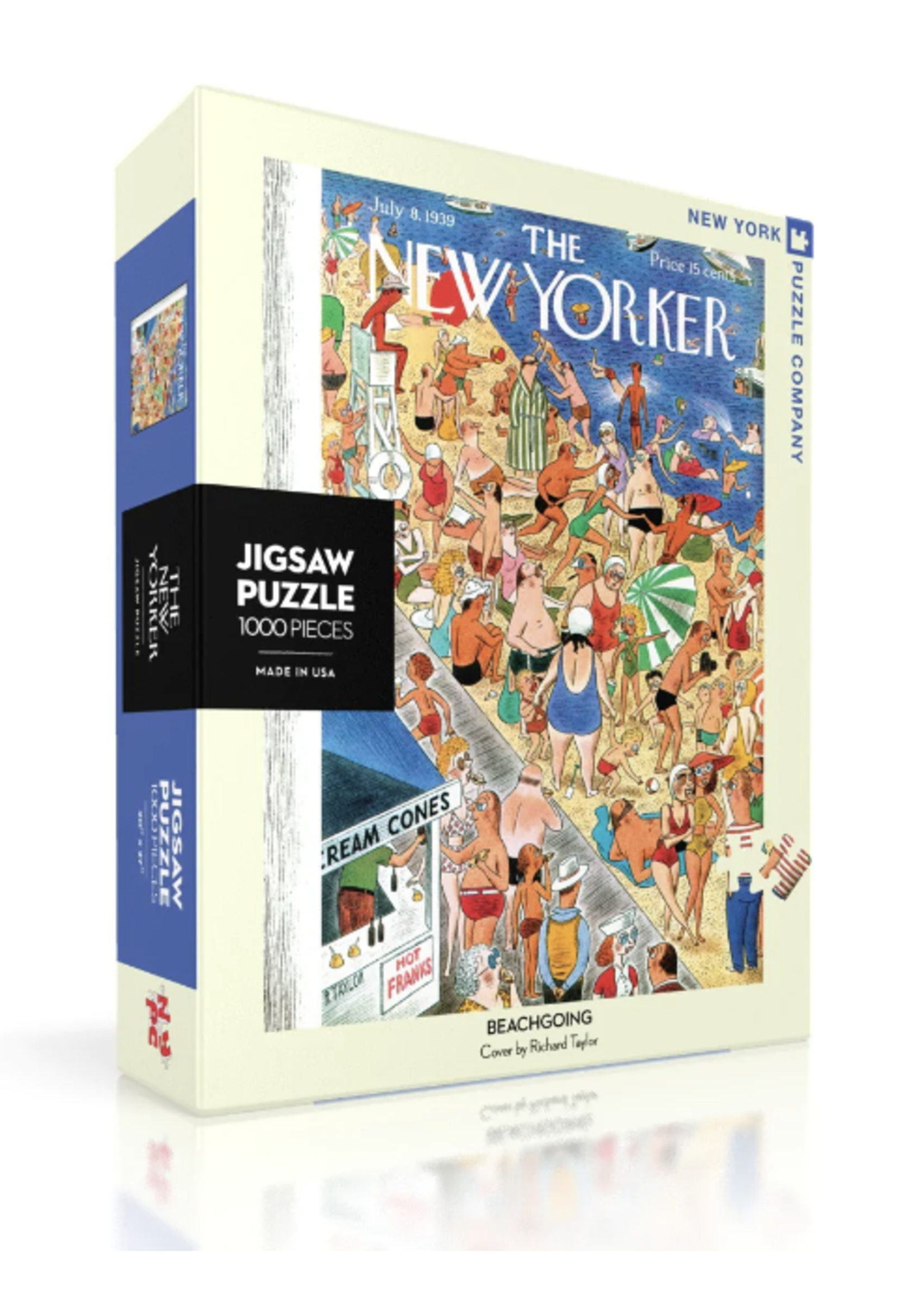 New York Puzzle Co. New Yorker Puzzle : Beachgoing