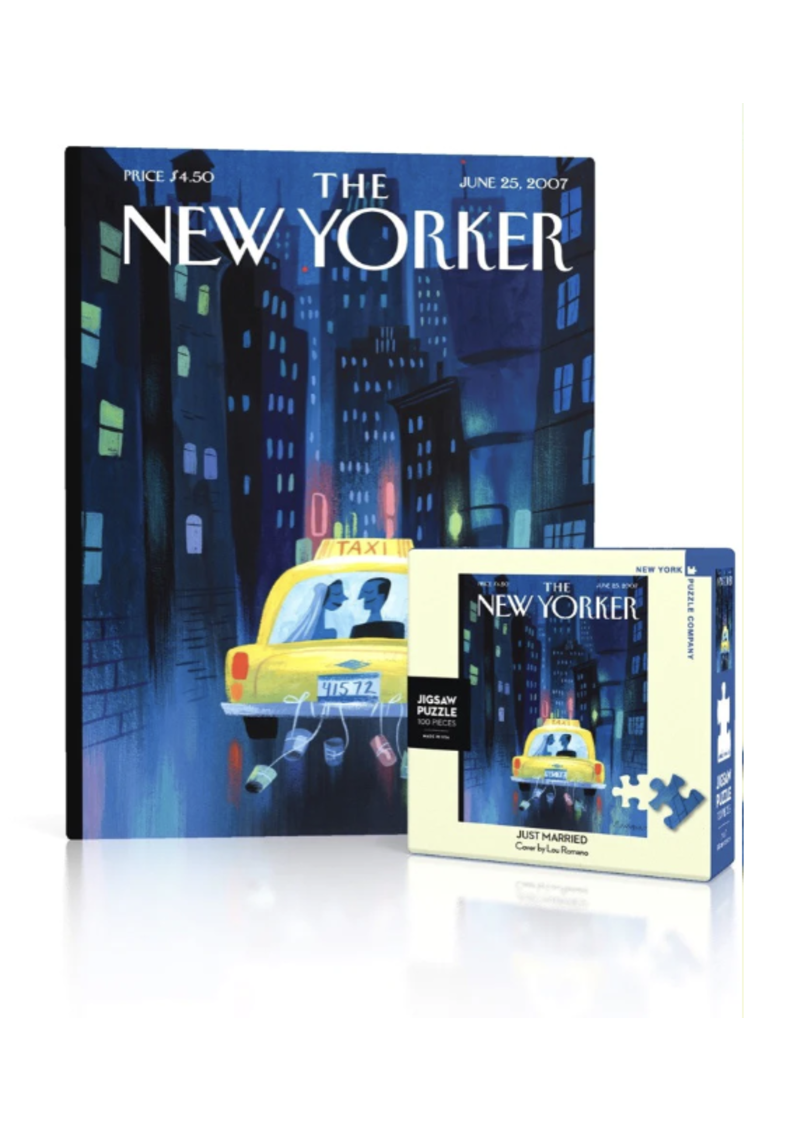 New York Puzzle Co. New Yorker Puzzle - Just Married - mini
