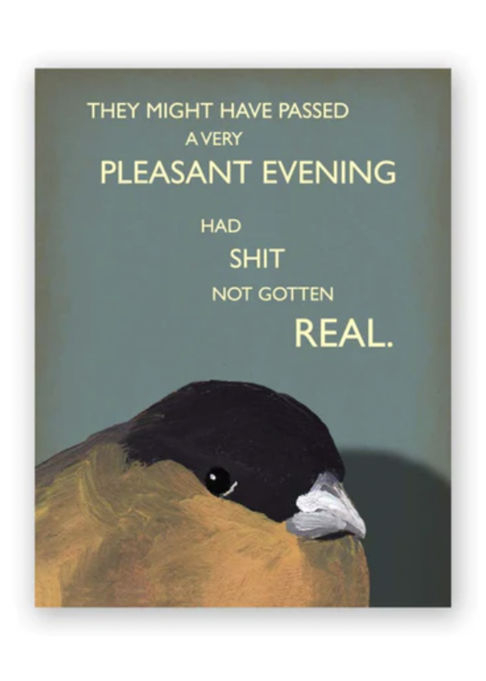 Mincing Mockingbird Passed A Pleasant Evening Card