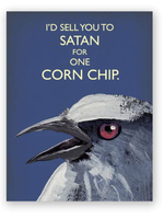 Mincing Mockingbird Corn Chip Card