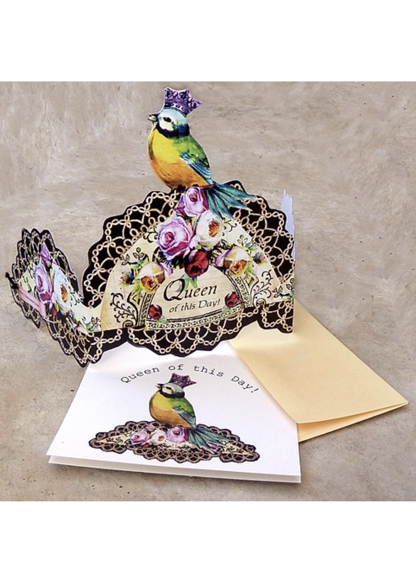 Heart the Moment Tiara Card - Queen of this Day, Bird