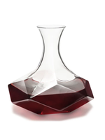 Viski Viski Faceted Crystal Wine Decanter