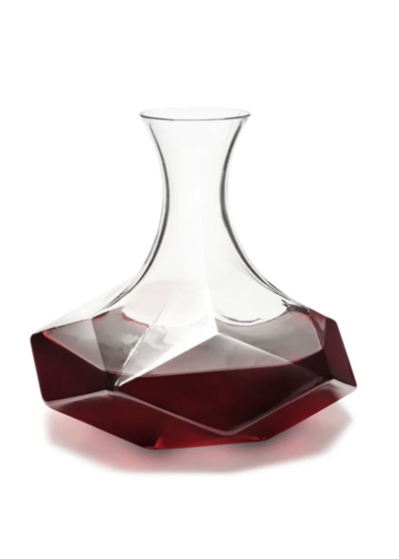 Viski Viski Faceted Crystal Wine Decanter