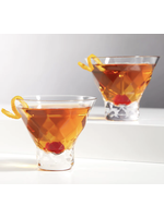 Viski Viski Gem Crystal Martini Glass - Raye - price per glass