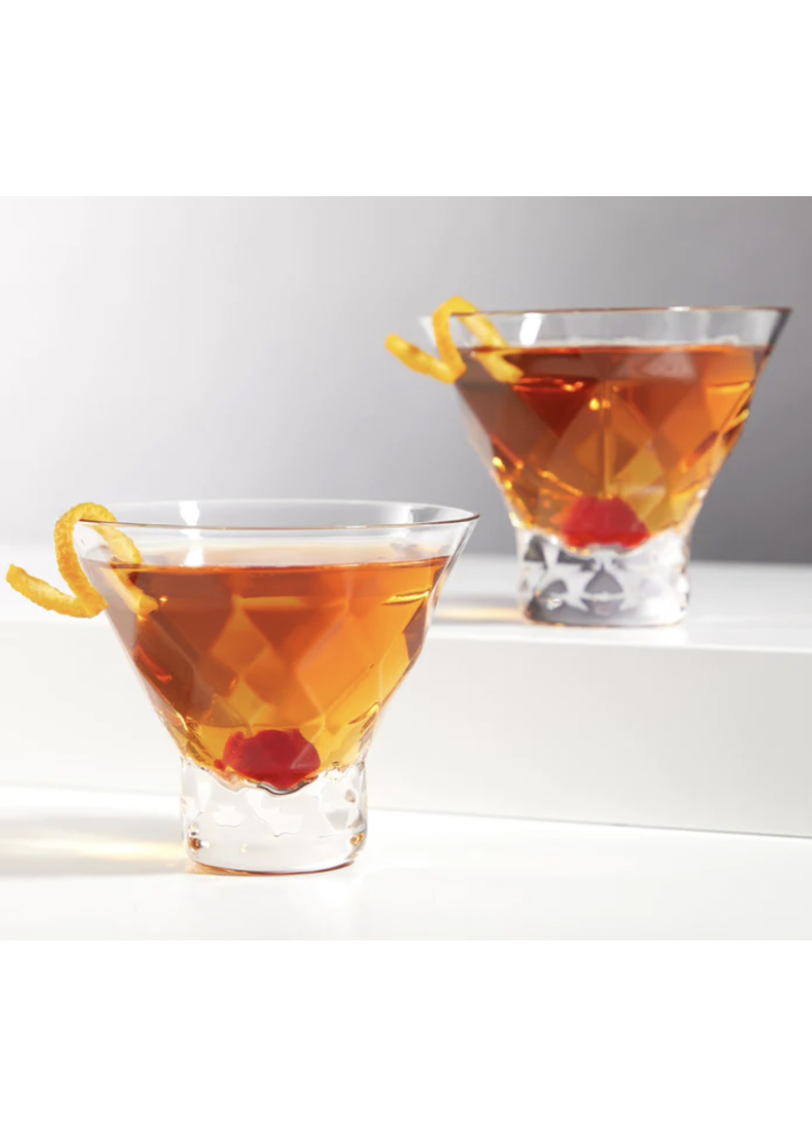 Viski Viski Gem Crystal Martini Glass - Raye - price per glass