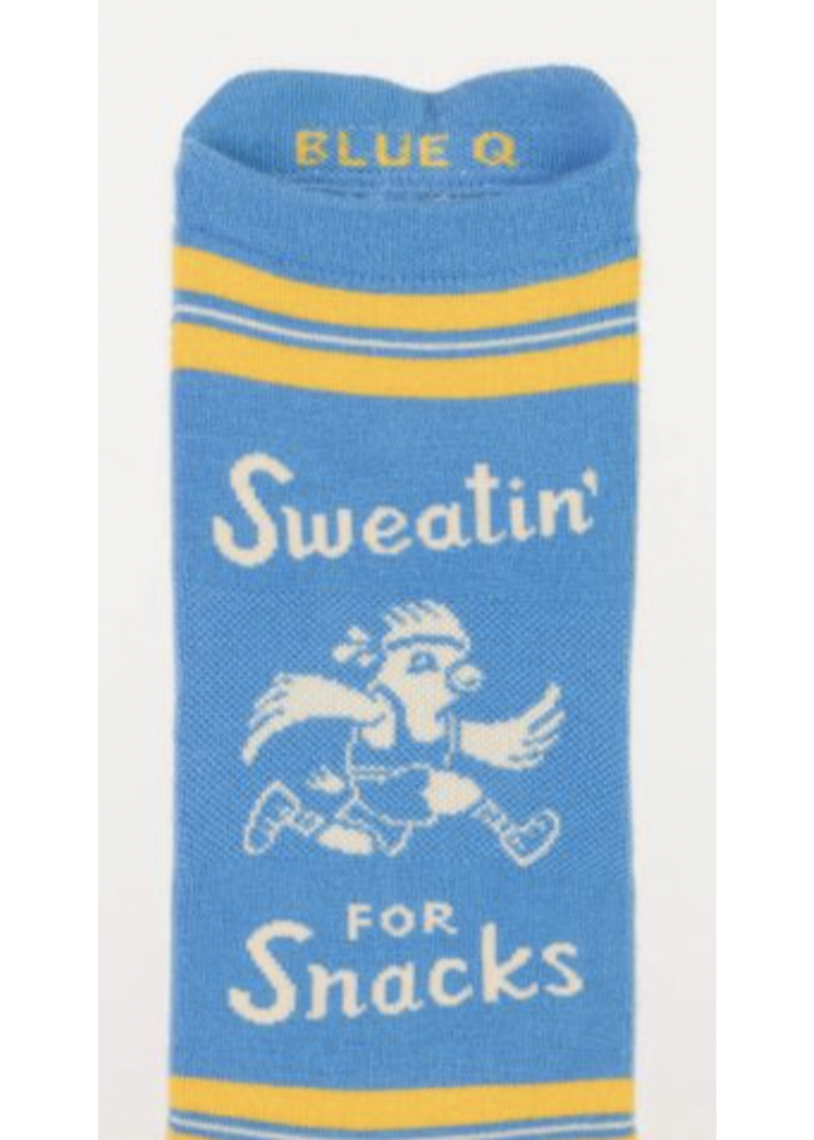 Blue Q Sweatin Snacks Sneaker Socks