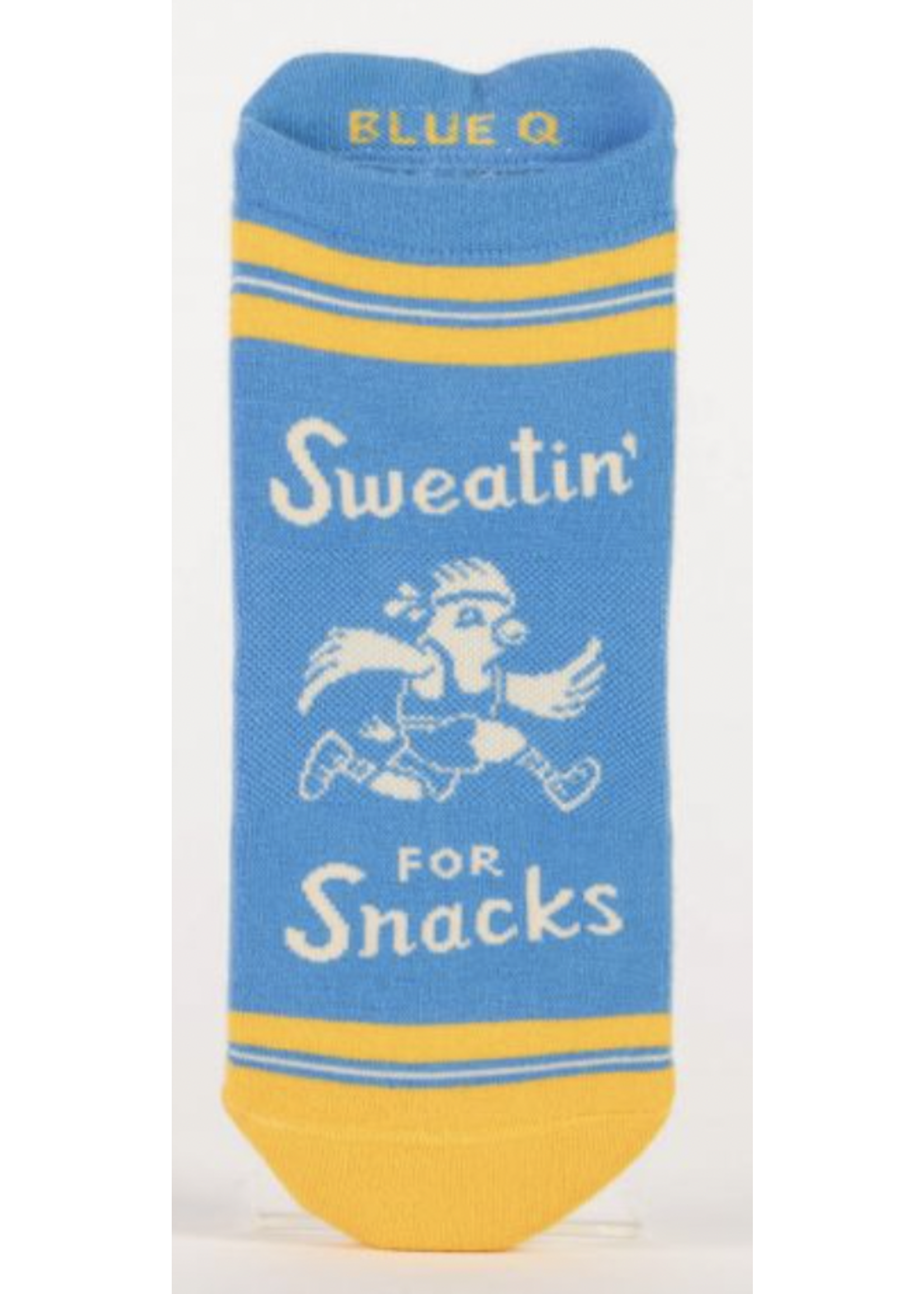 Blue Q Sweatin Snacks Sneaker Socks