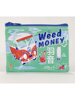 Blue Q Weed Money Coin Purse