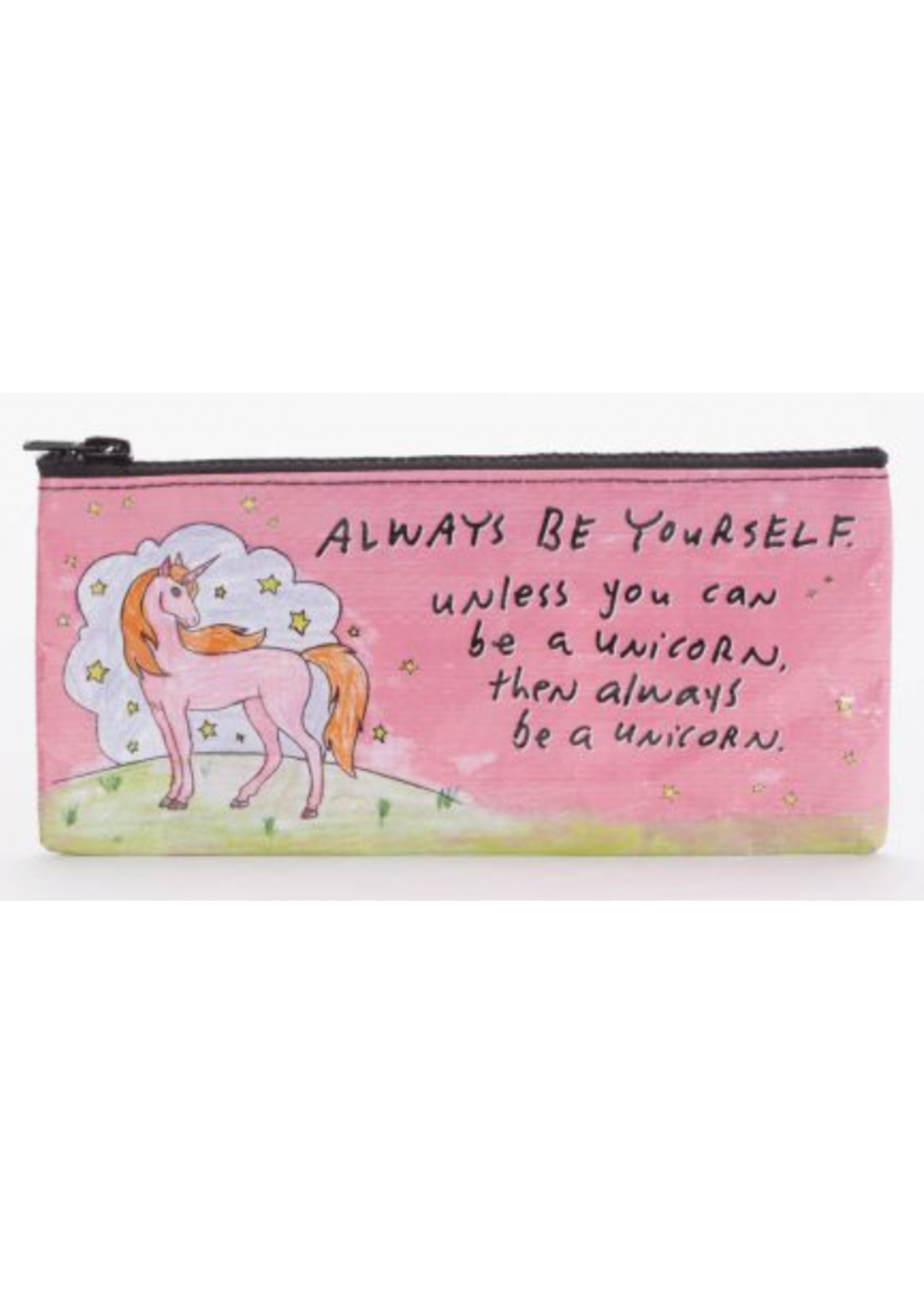 Blue Q Always be a Unicorn Pencil Case