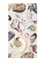 Boston Int'l Guest Towel Napkin - Shells Of The Sea Nature