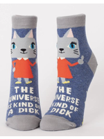 Blue Q Universe is a Dick Ankle Socks