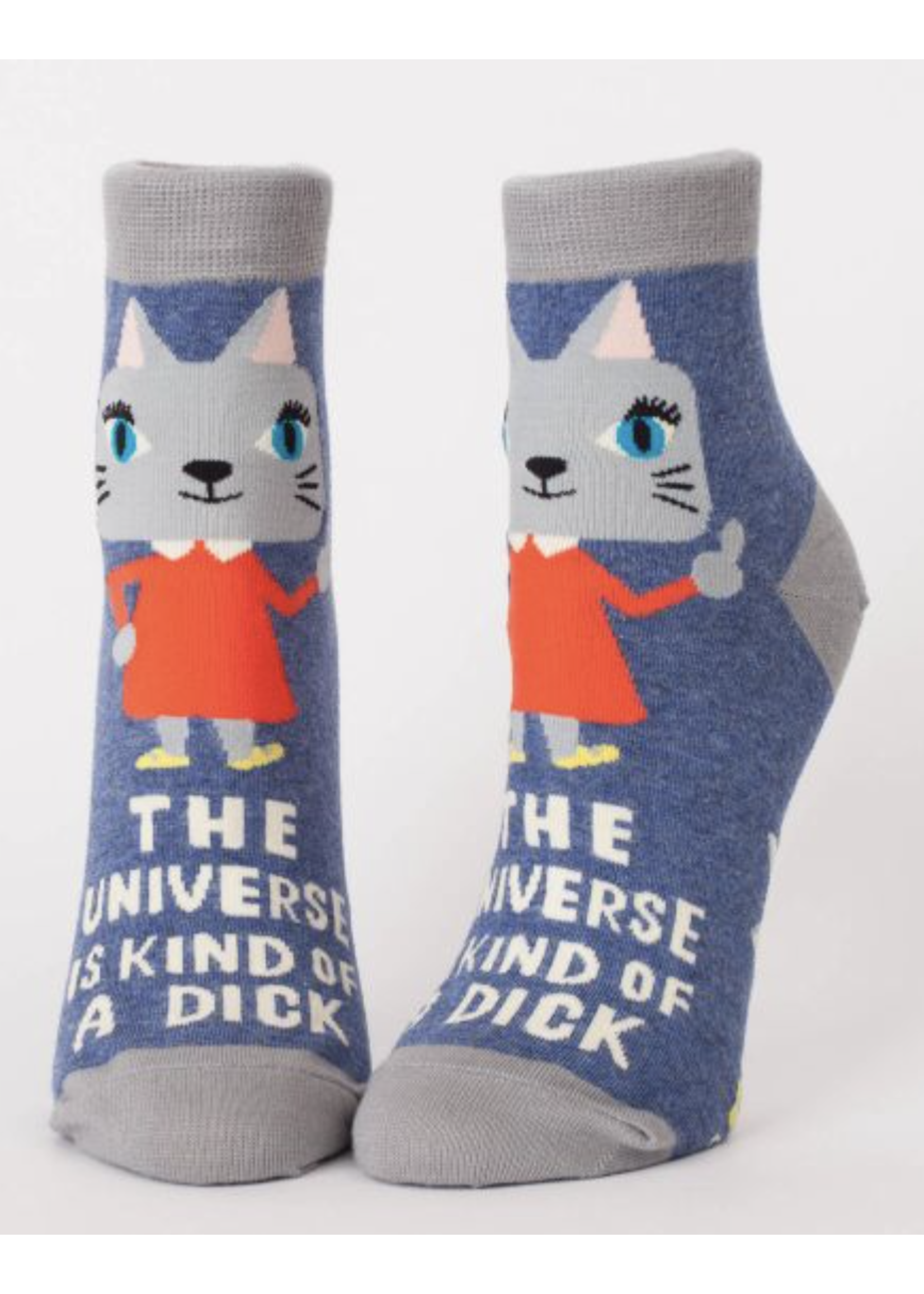 Blue Q Universe is a Dick Ankle Socks