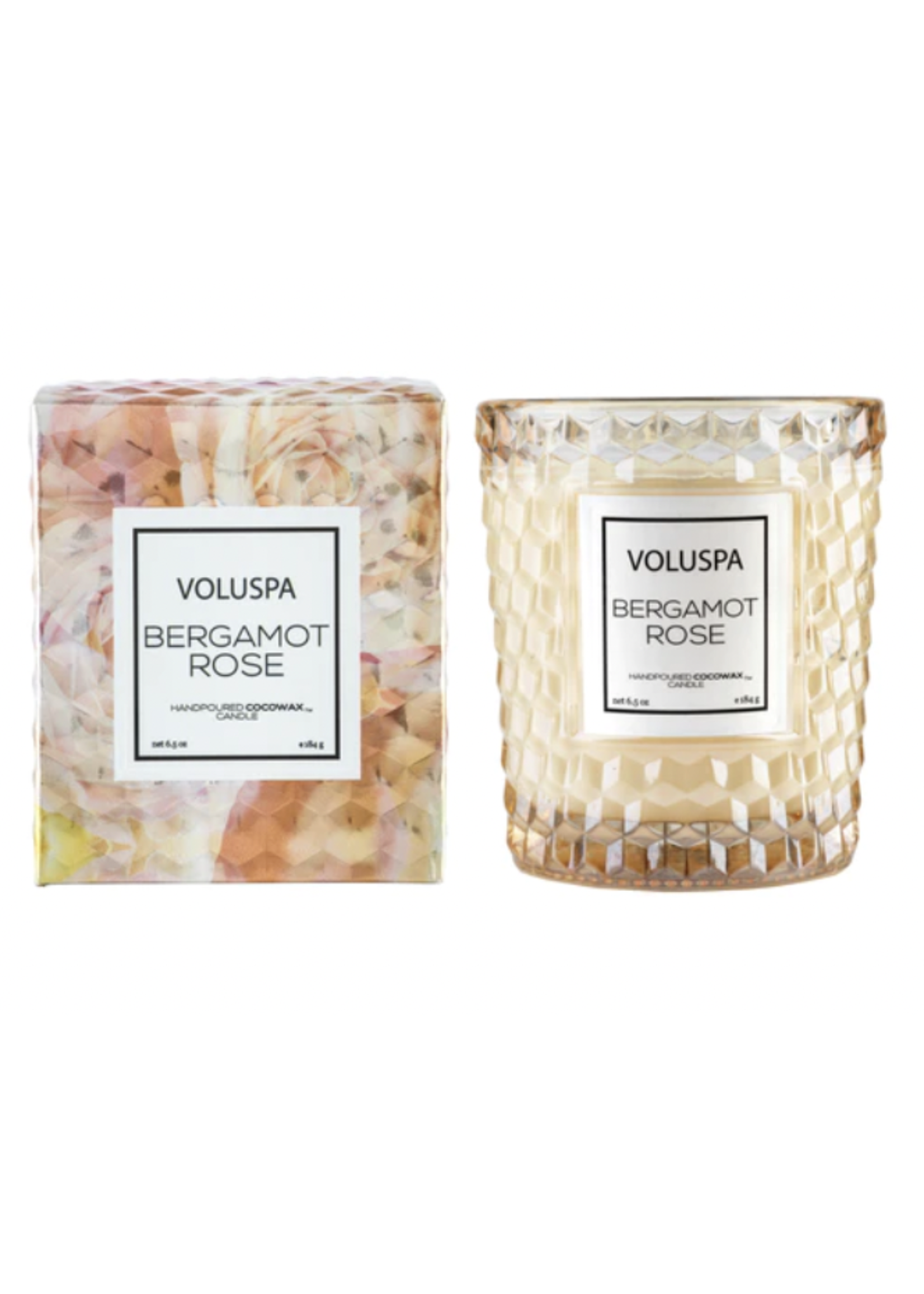 Voluspa Bergamot Rose Classic Boxed Candle