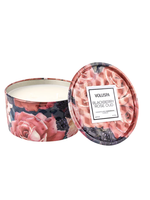 Voluspa Blackberry Rose 2 wick floral tin