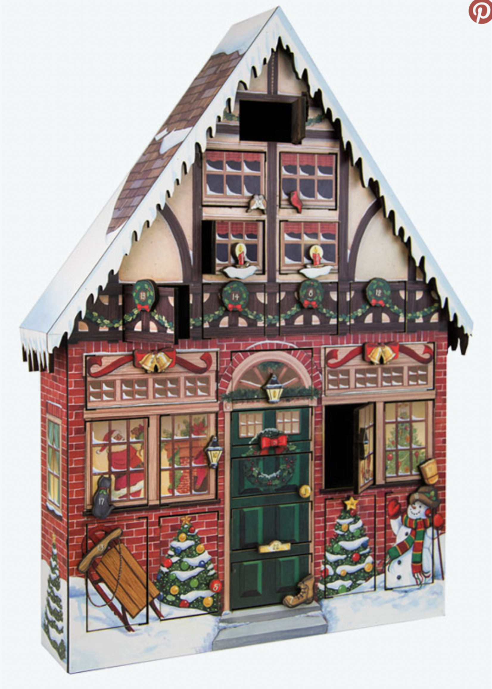 Byers Choice Heirloom Advent Calendar - Christmas House