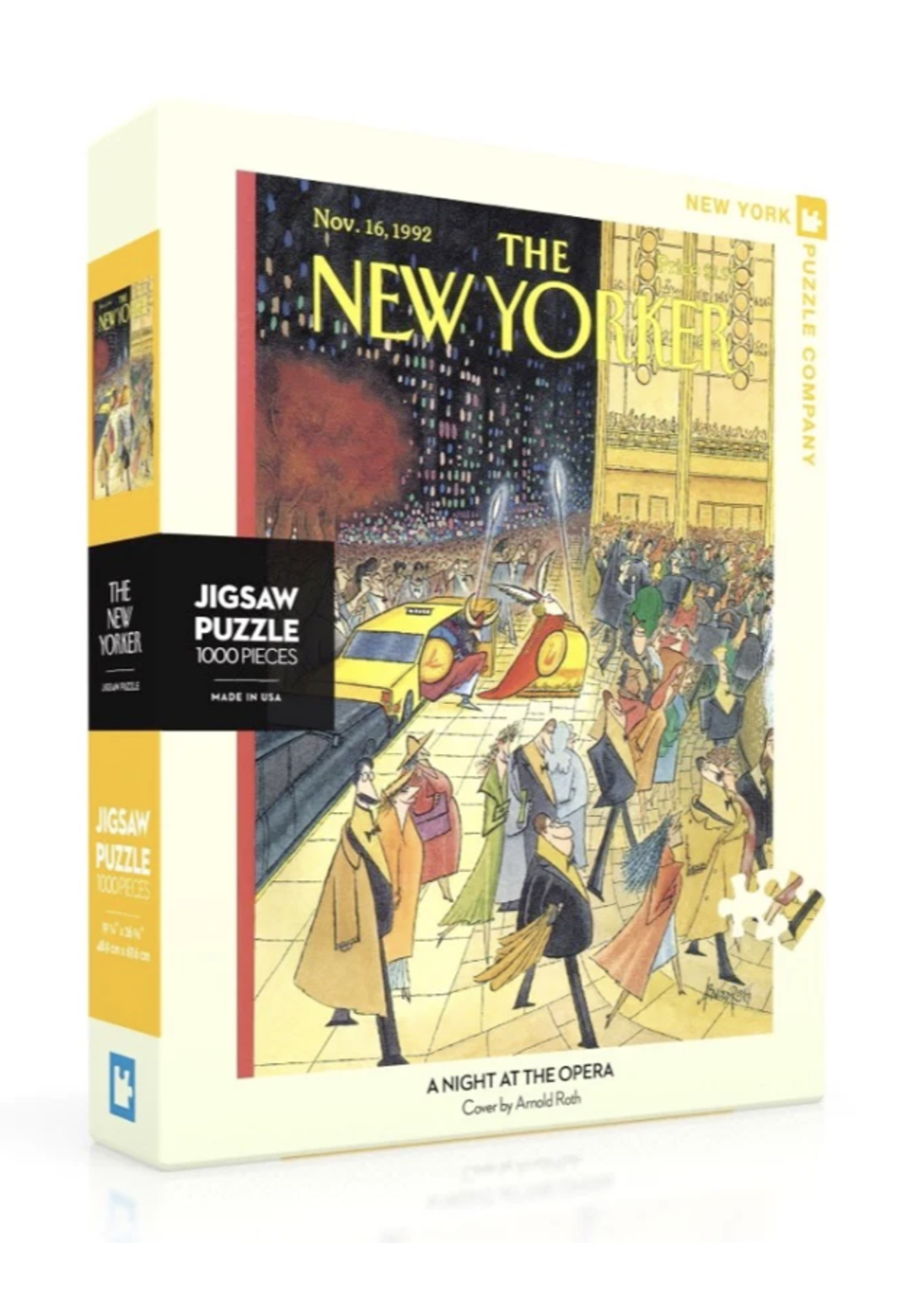 New York Puzzle Co. New Yorker Night at the Opera Puzzle