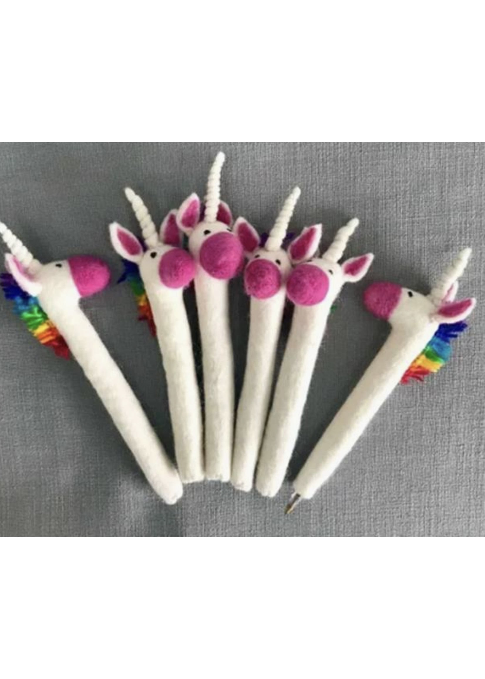 The Winding Road Felt Pencil Topper - Unicorn