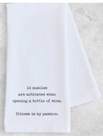 Dev D & Co. Fitness Is My Passion - Tea towel