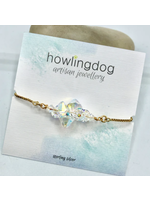 Howling Dog Artisan Jewellery Howling Dog Adjustable Bracelet - Crystal Sparkle