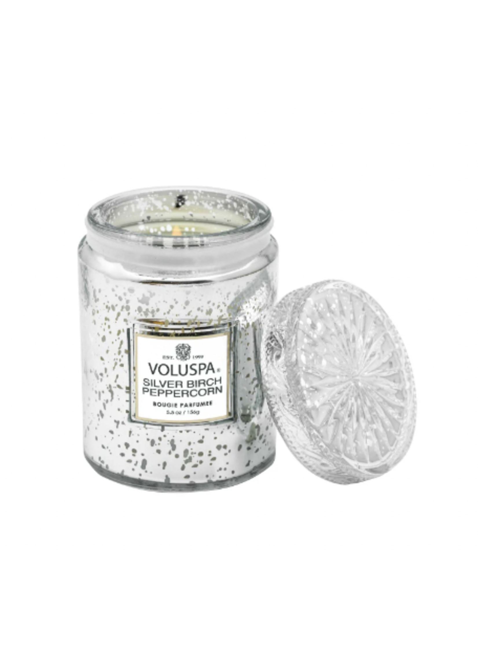 Voluspa Silver Birch Peppercorn 5.5oz Small Jar