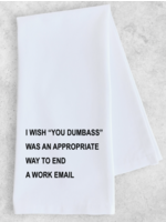 Dev D & Co. Work Email Tea Towel