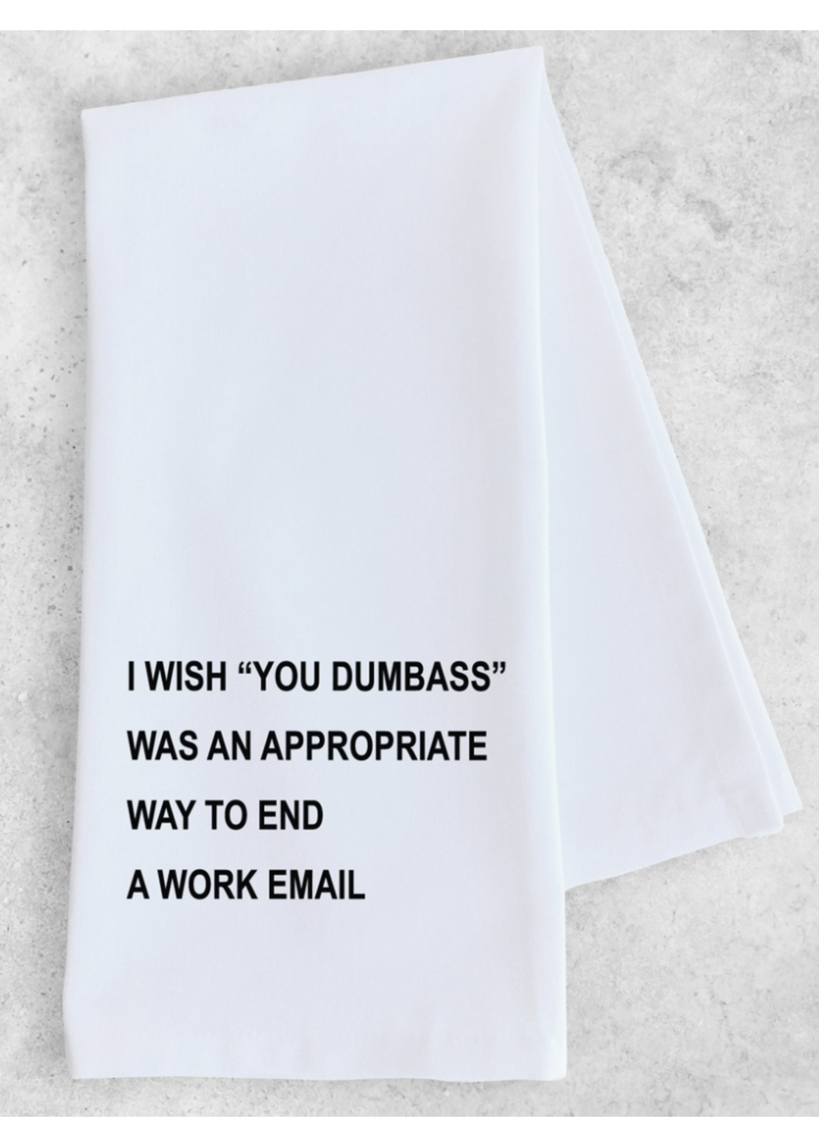 Dev D & Co. Work Email Tea Towel