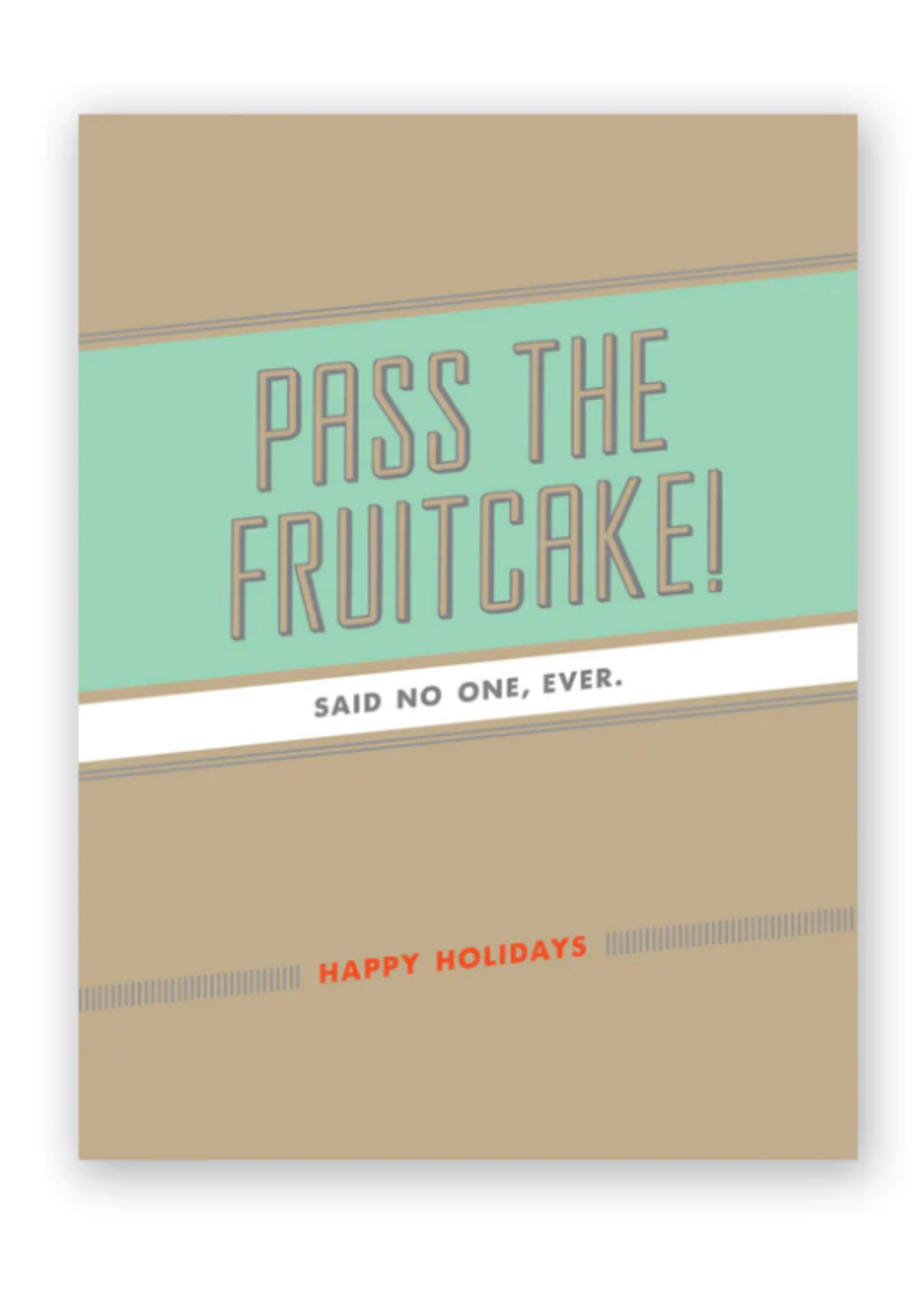 Mincing Mockingbird Pass the Fruitcake card