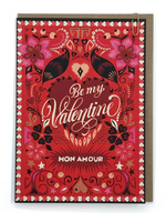Pavilion Valentine's Card Folk - Be My Valentine