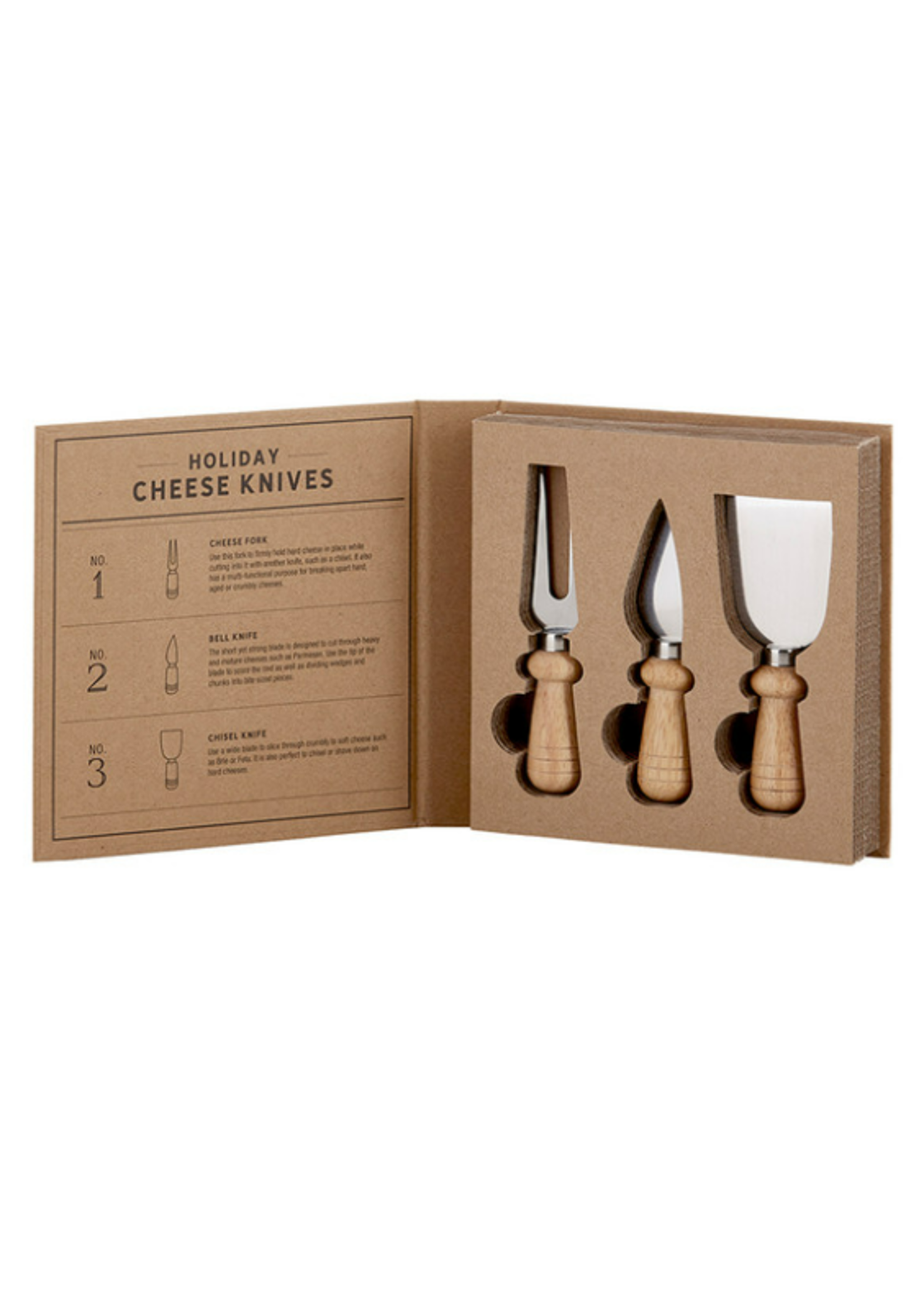 Creative Brands Holiday Cheese Knives Set