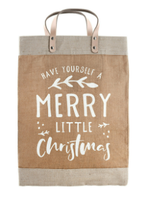 Santa Barbara Canvas Tote - Have Yourself A Merry Little Christmas