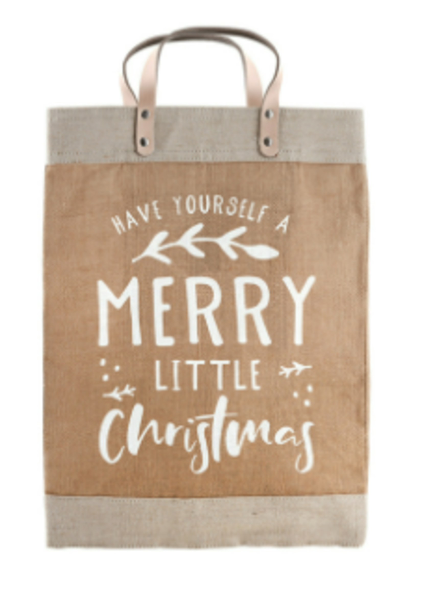 Santa Barbara Canvas Tote - Have Yourself A Merry Little Christmas