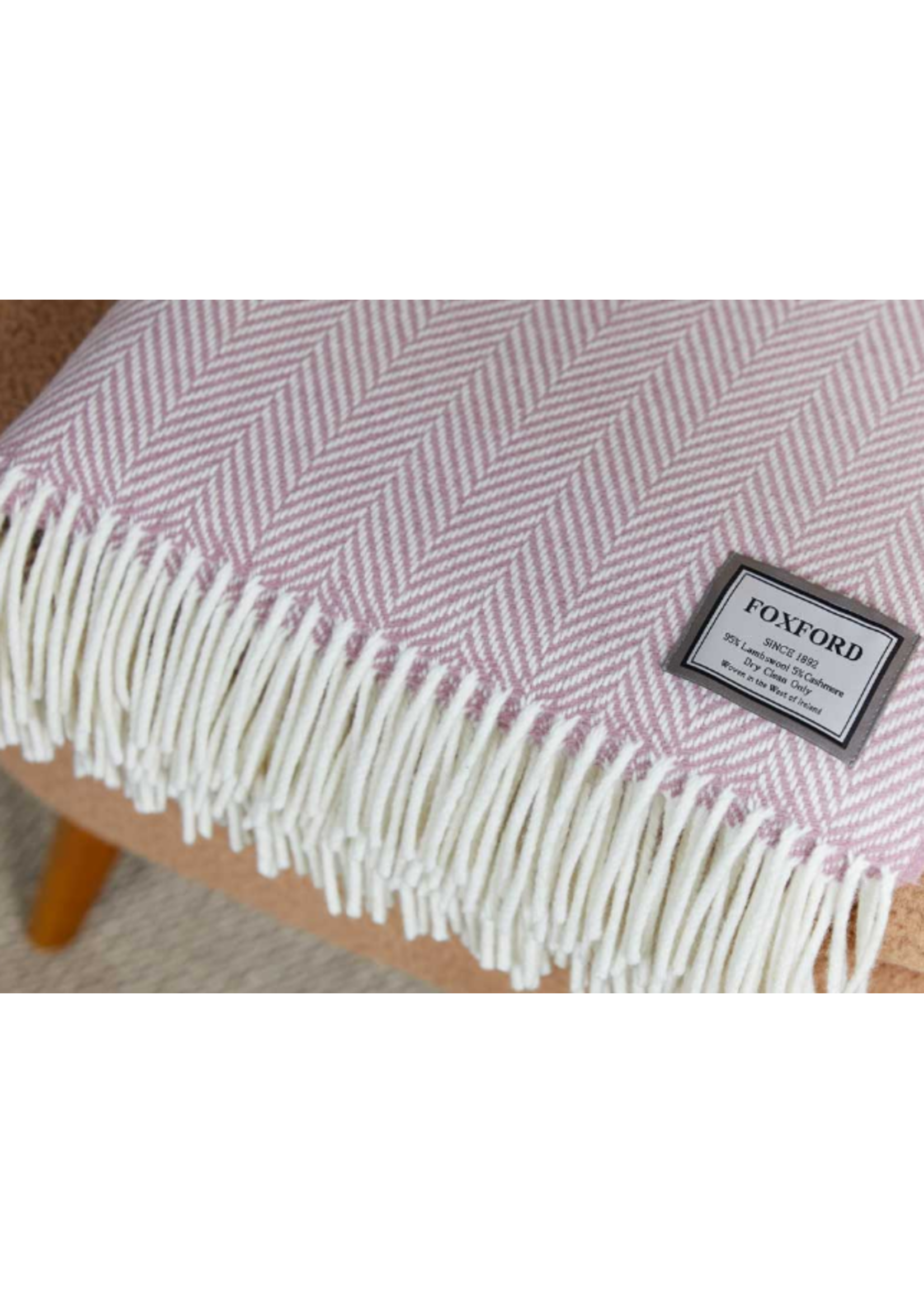 Foxford Mills Foxford Mills - Cashmere & Wool The Maeve Blanket