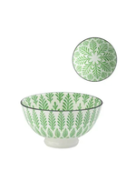 Torre & Tagus Kiri Bowl Med. - Green Cyprus - Porcelain 6"