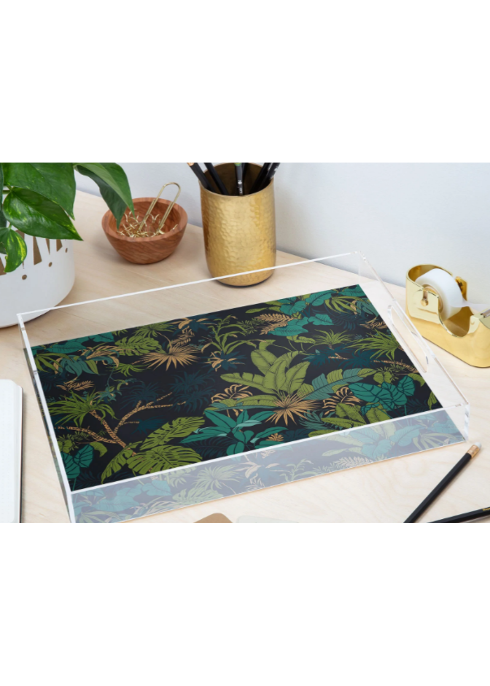 Deny Designs Wild Nature Acrylic Tray