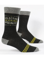 Blue Q Selective Hearing - Men's Crew Socks