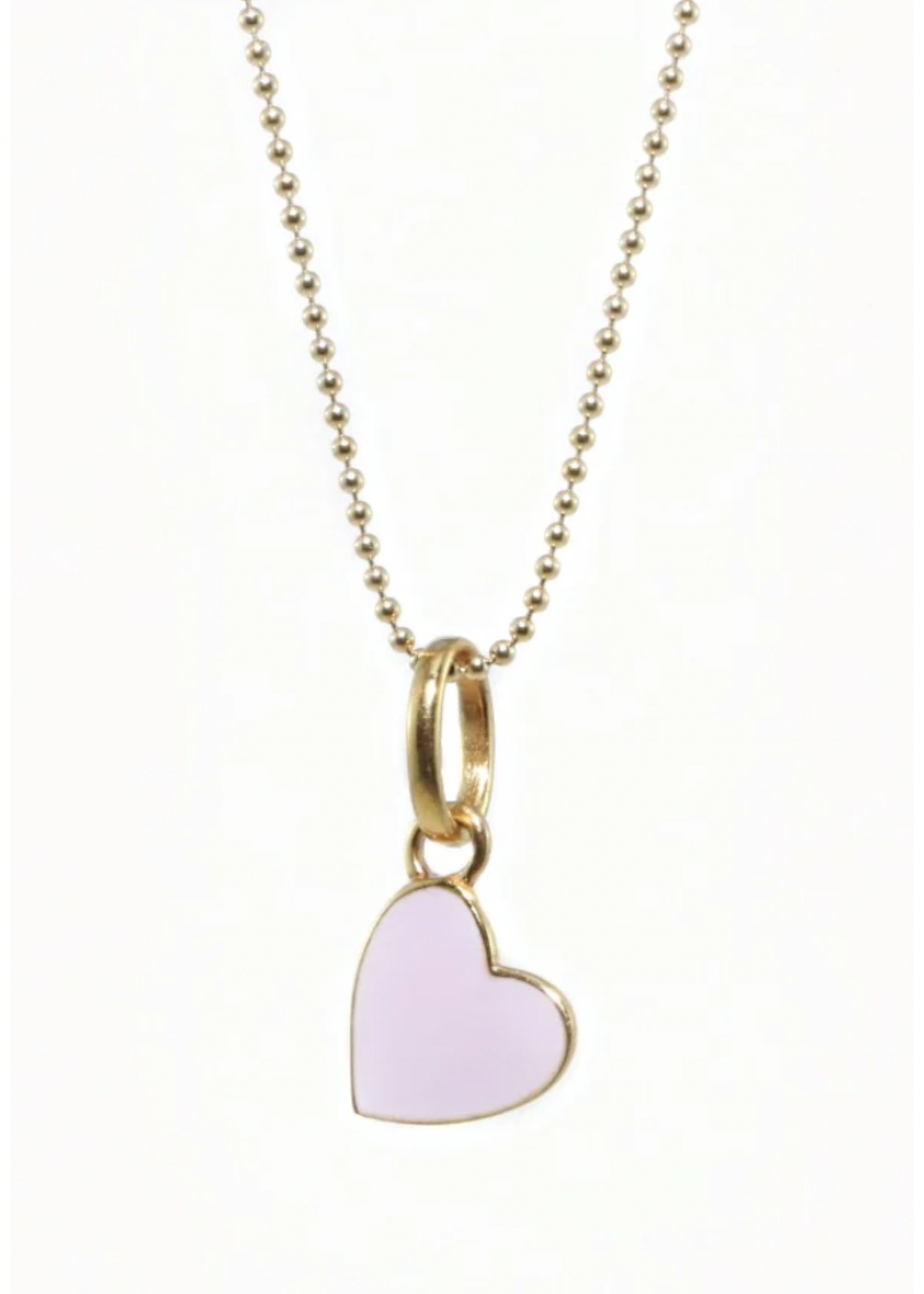 Lolo LOLO Heart Necklace  Pink - 18"