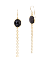 Lolo LOLO Stone Chain Drop Earrings - Black Onyx