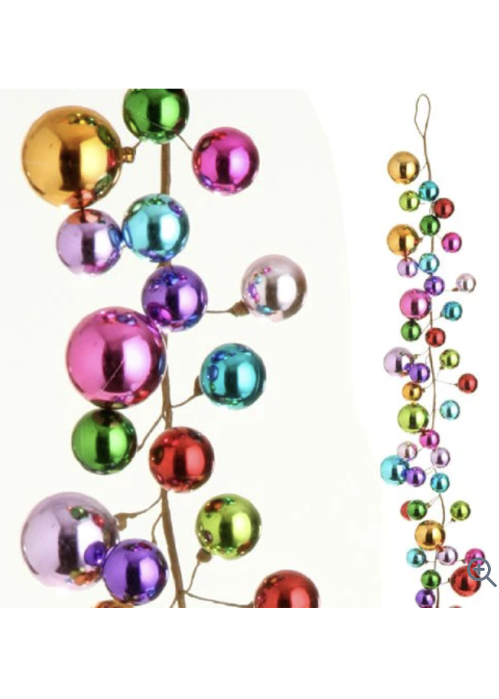 Design Home 4' Multicolor Ball Garland