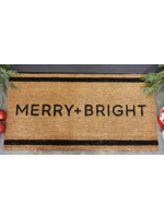 Creative Brands Merry & Bright Coir Door Mat